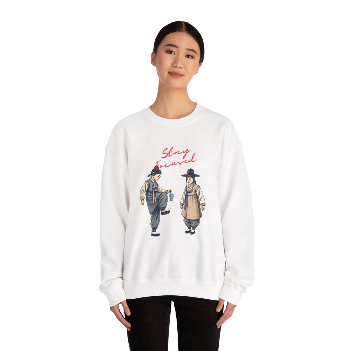 Stay Focus Unisex Heavy Blend™ Crewneck Sweatshirt - Image 8