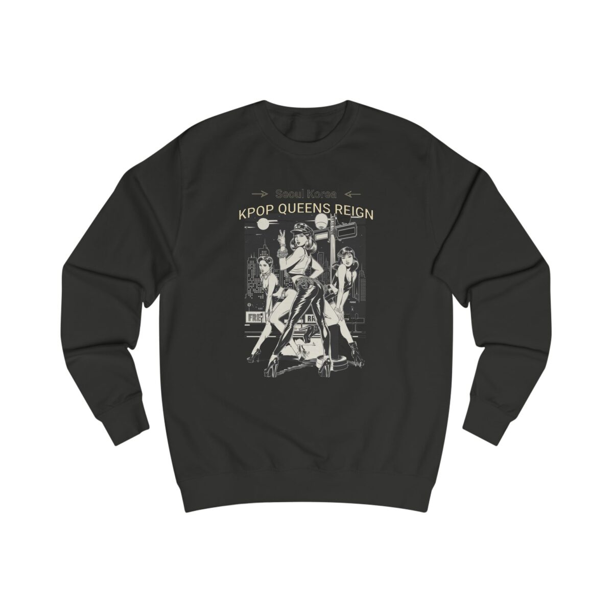 K-POP Queens Reign Unisex Sweatshirt - Image 3