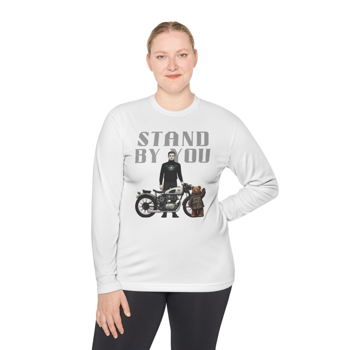 Stand by you Unisex Lightweight Long Sleeve Tee - Image 8