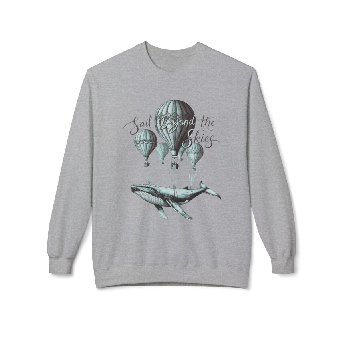 Sail Beyond the Skies Unisex Midweight Softstyle Fleece Crewneck Sweatshirt