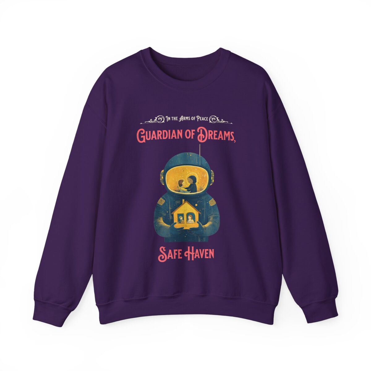 Safe heaven Unisex Heavy Blend™ Crewneck Sweatshirt