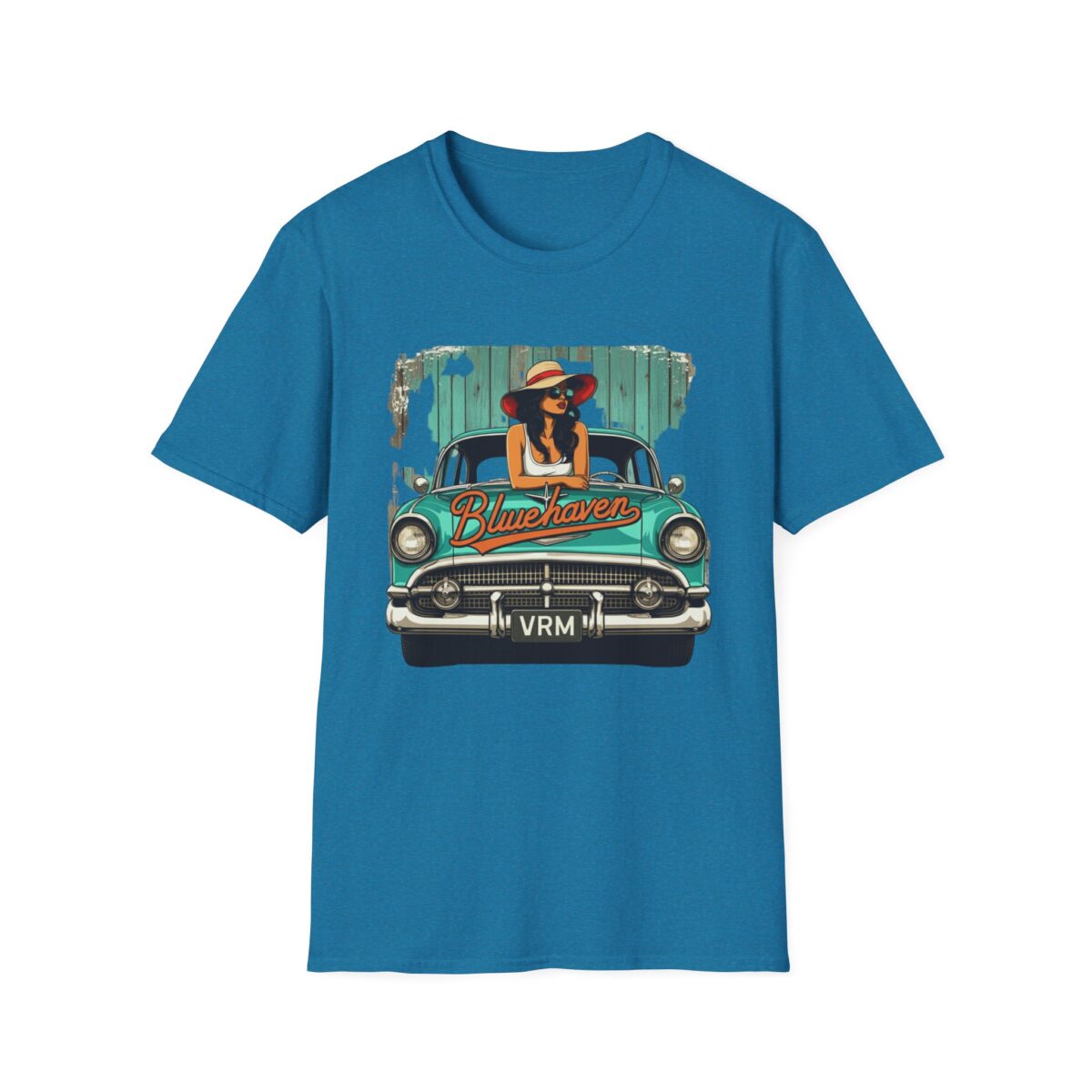 Blue haven Unisex Softstyle T-Shirt - Image 25