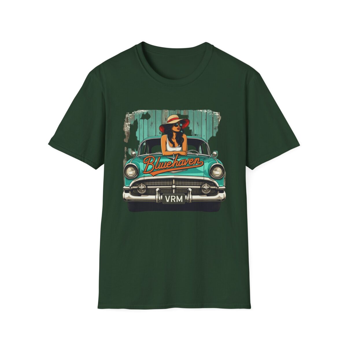 Blue haven Unisex Softstyle T-Shirt - Image 21