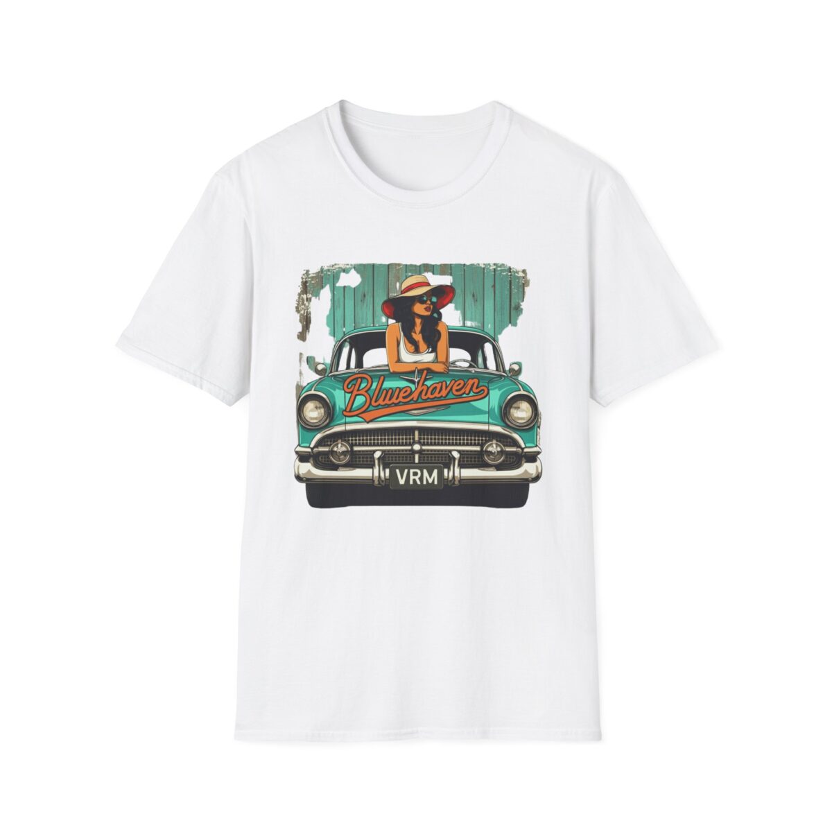 Blue haven Unisex Softstyle T-Shirt - Image 5