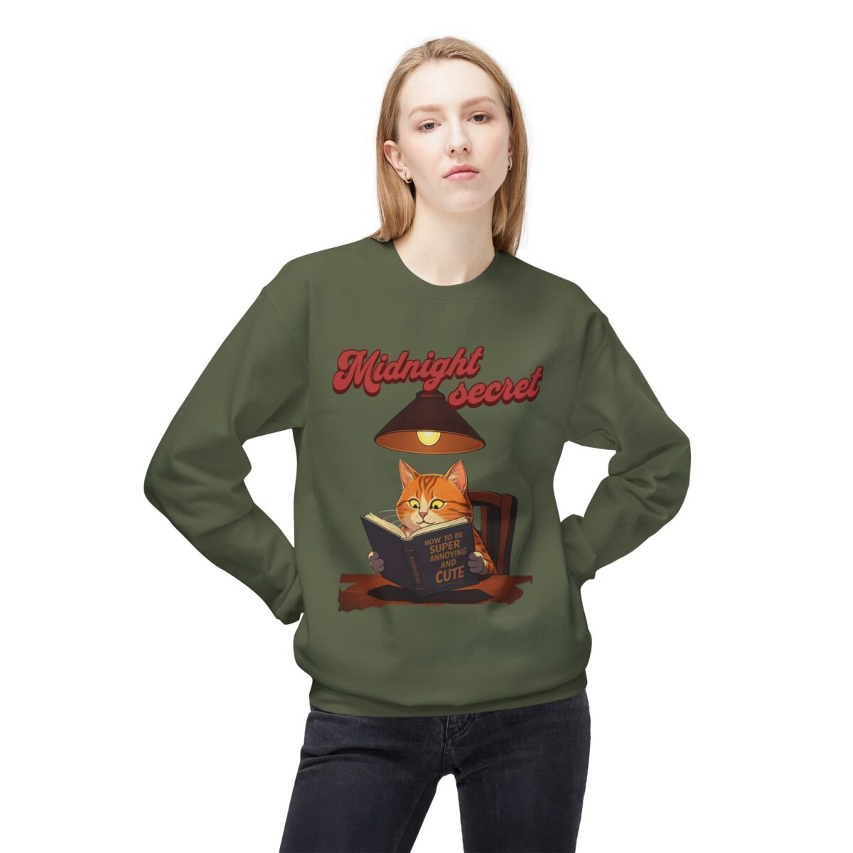 Midnight secret Unisex Midweight Softstyle Fleece Crewneck Sweatshirt - Image 3