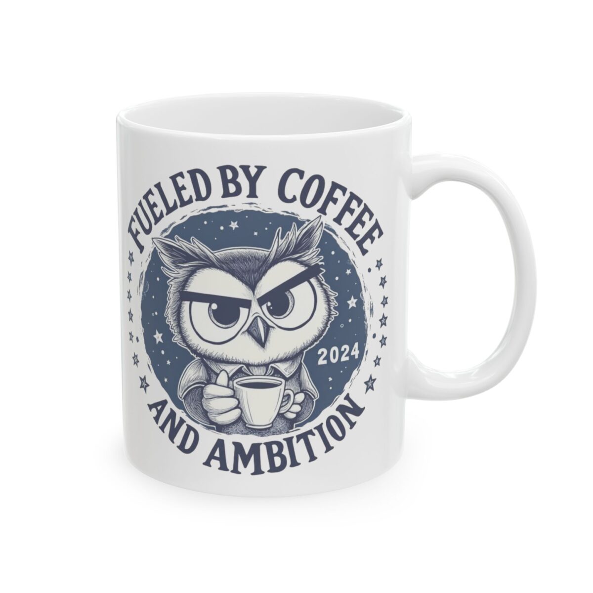 Filled by coffee Ceramic Mug, (11oz, 15oz) - Image 4