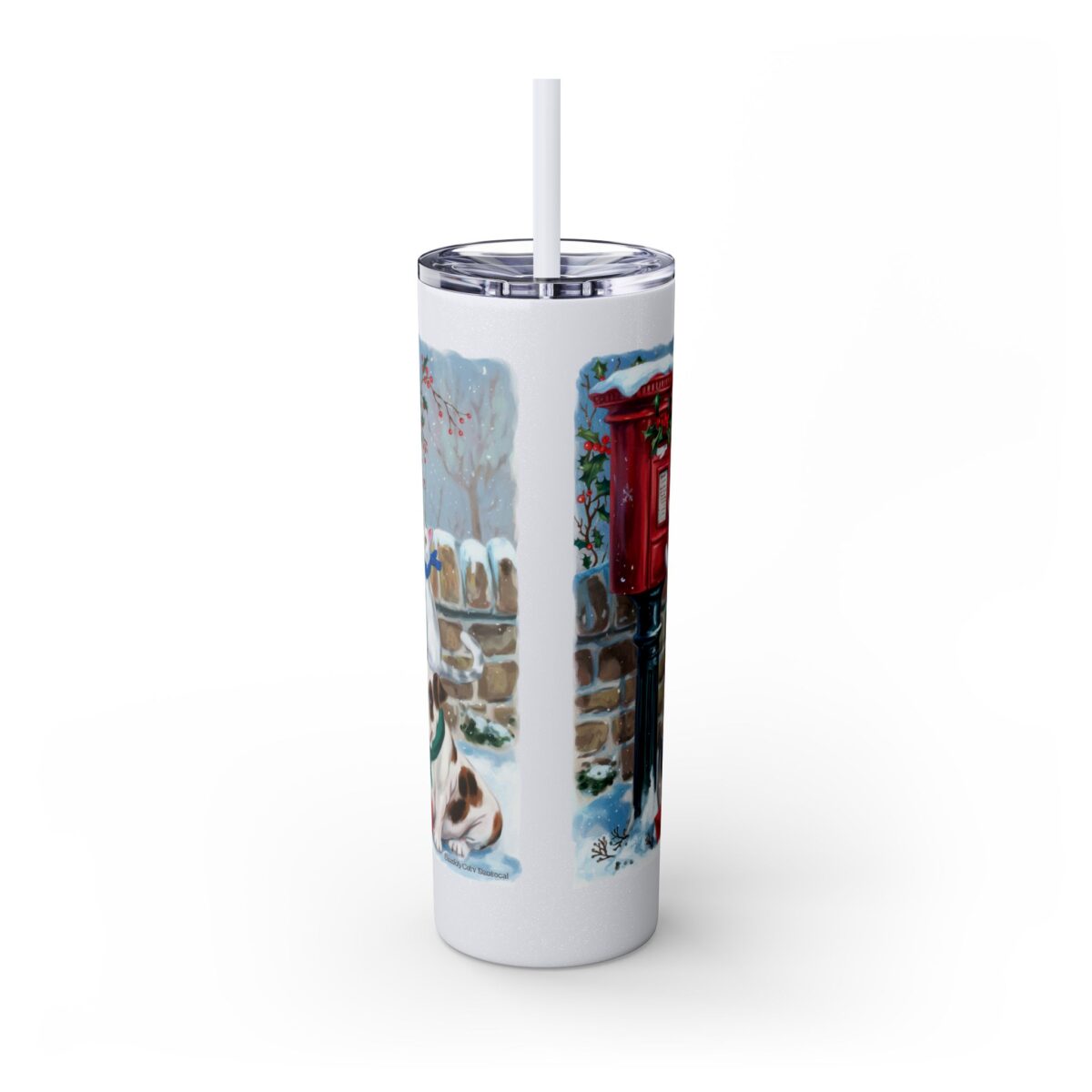 At the postbox Skinny Tumbler with Straw, 20oz - Image 7