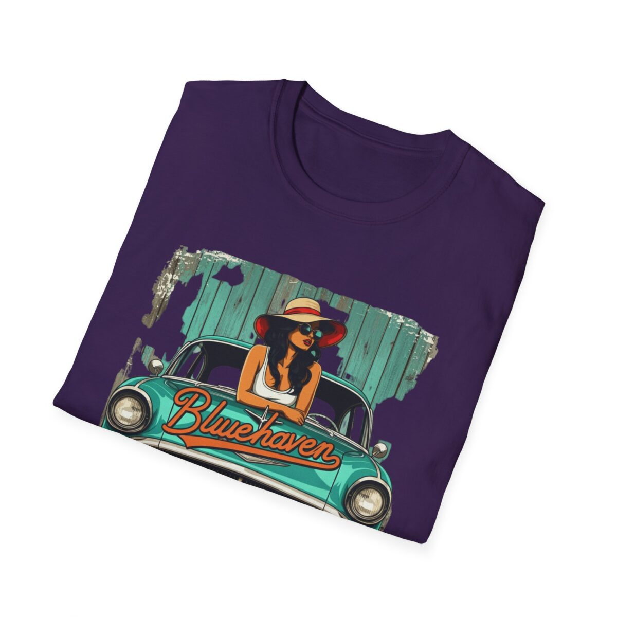 Blue haven Unisex Softstyle T-Shirt - Image 48