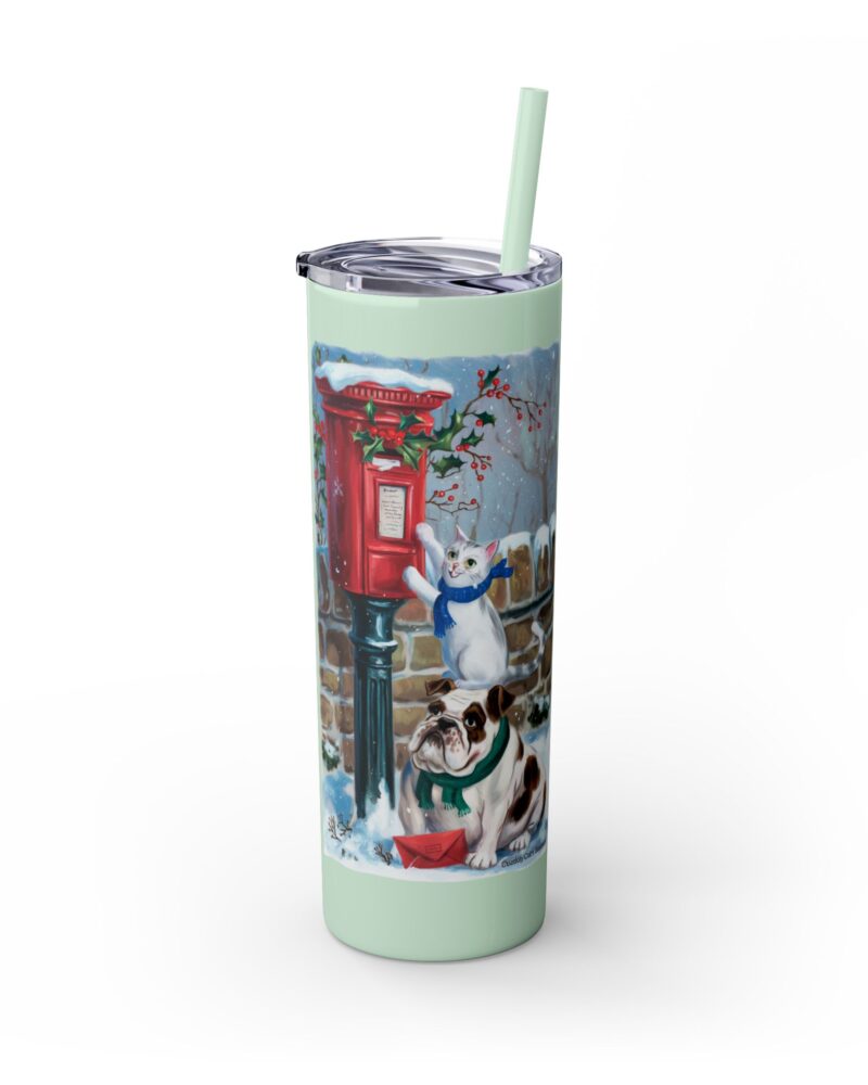 At the postbox Skinny Tumbler with Straw, 20oz