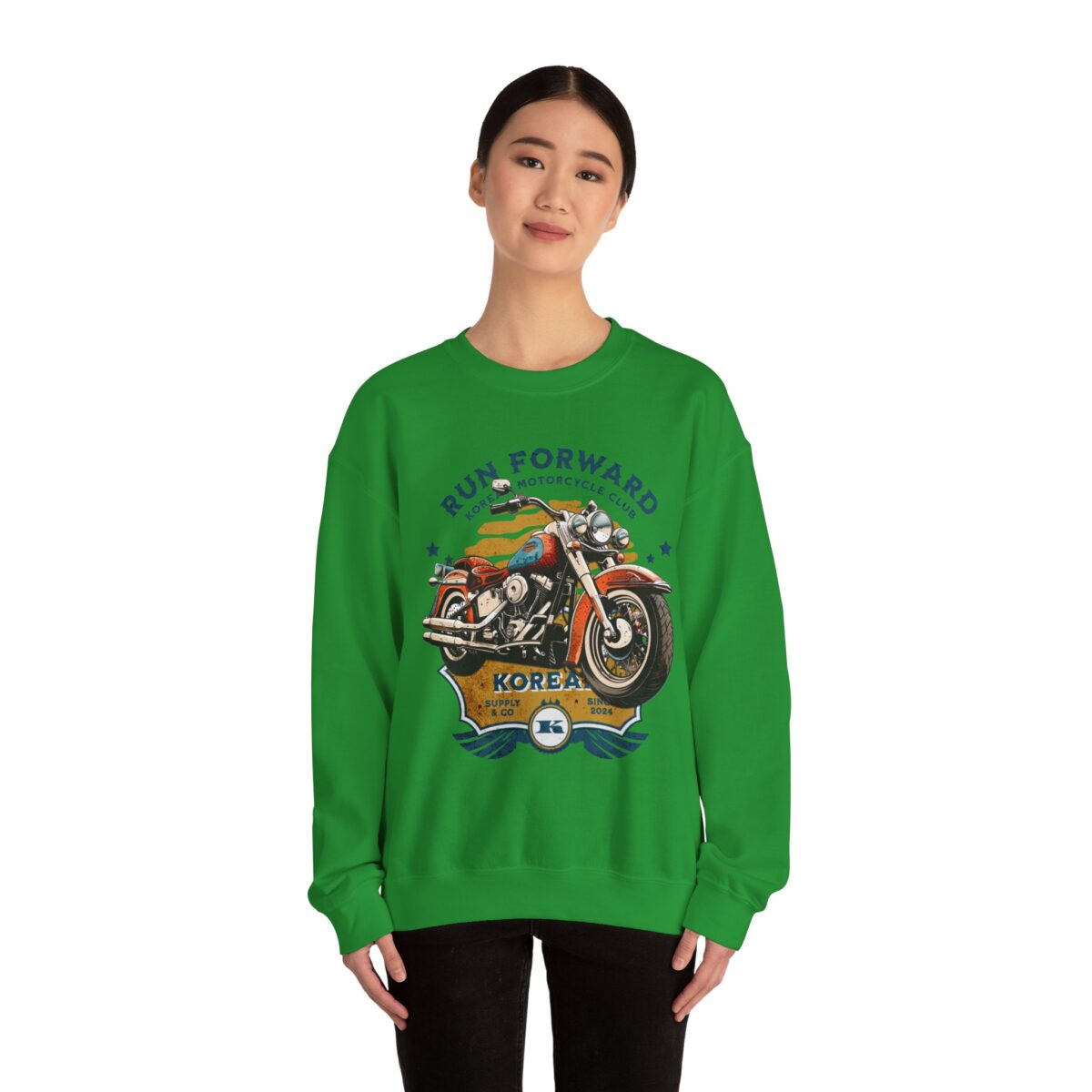 Run forward Unisex Heavy Blend™ Crewneck Sweatshirt - Image 44