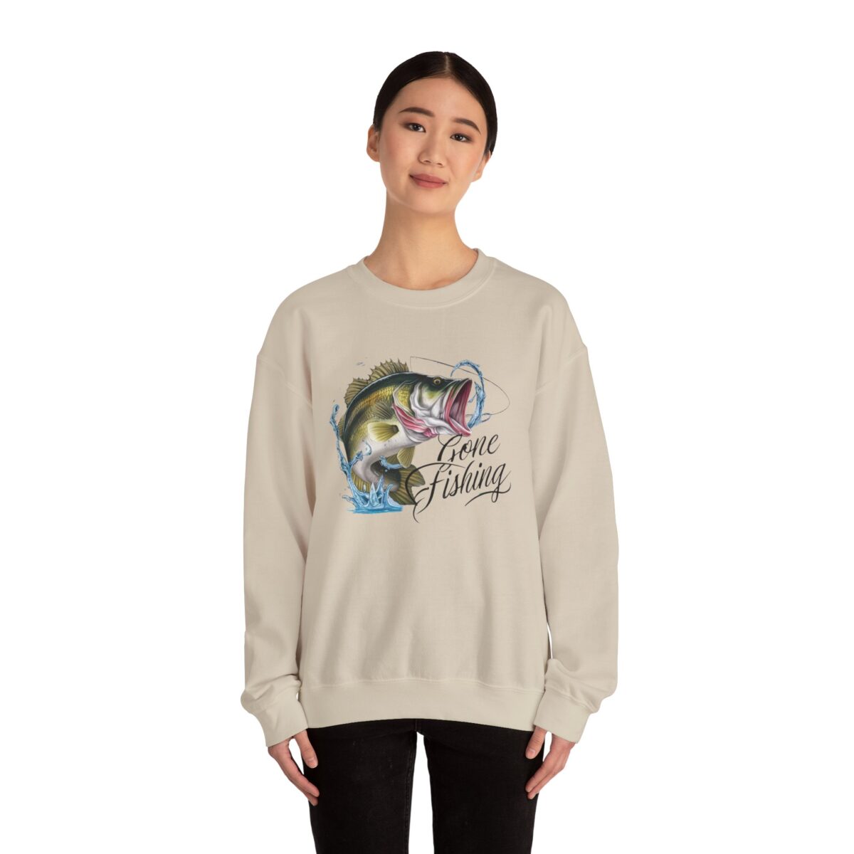 Gone Fishing Unisex Heavy Blend™ Crewneck Sweatshirt - Image 12