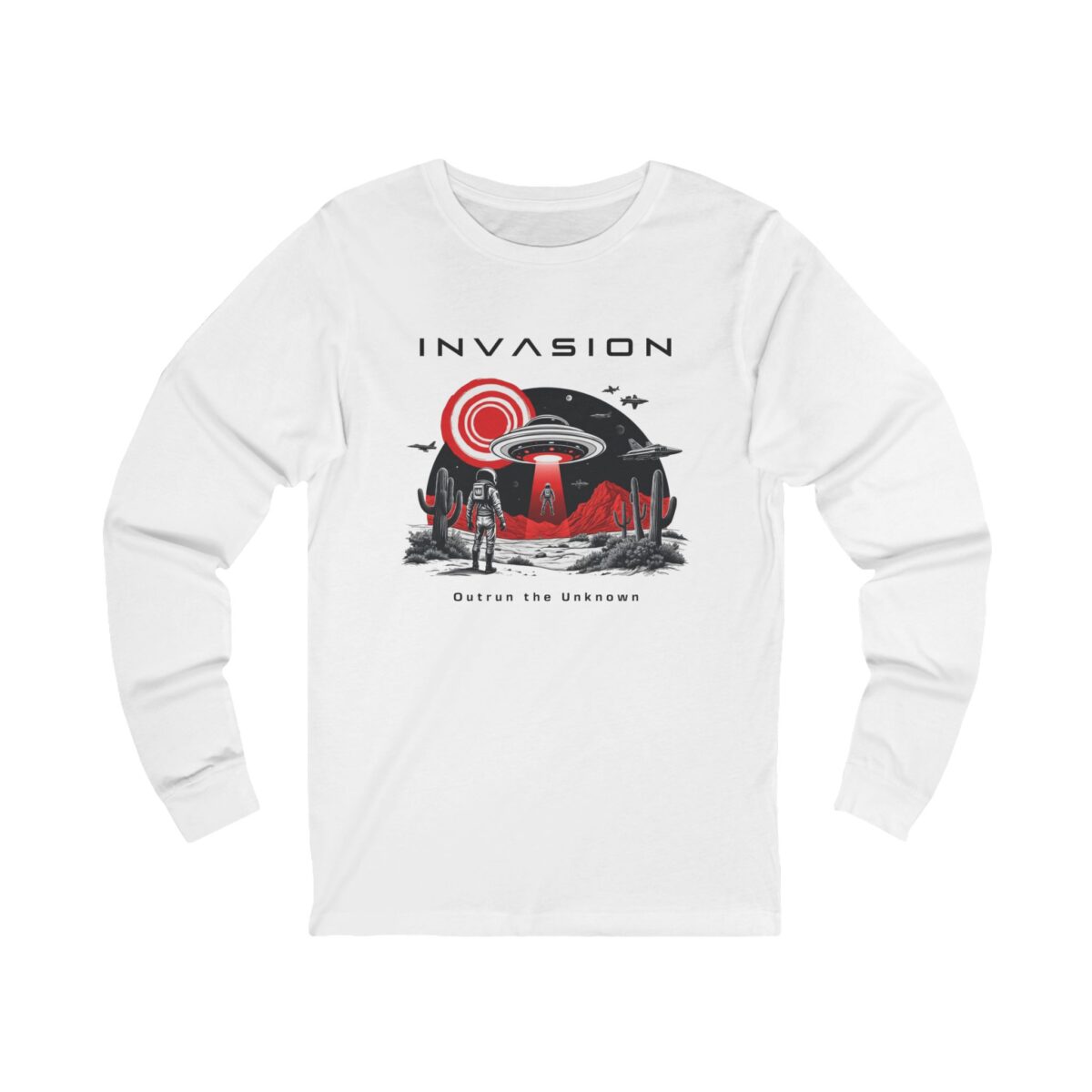 Invasion Unisex Jersey Long Sleeve Tee - Image 3