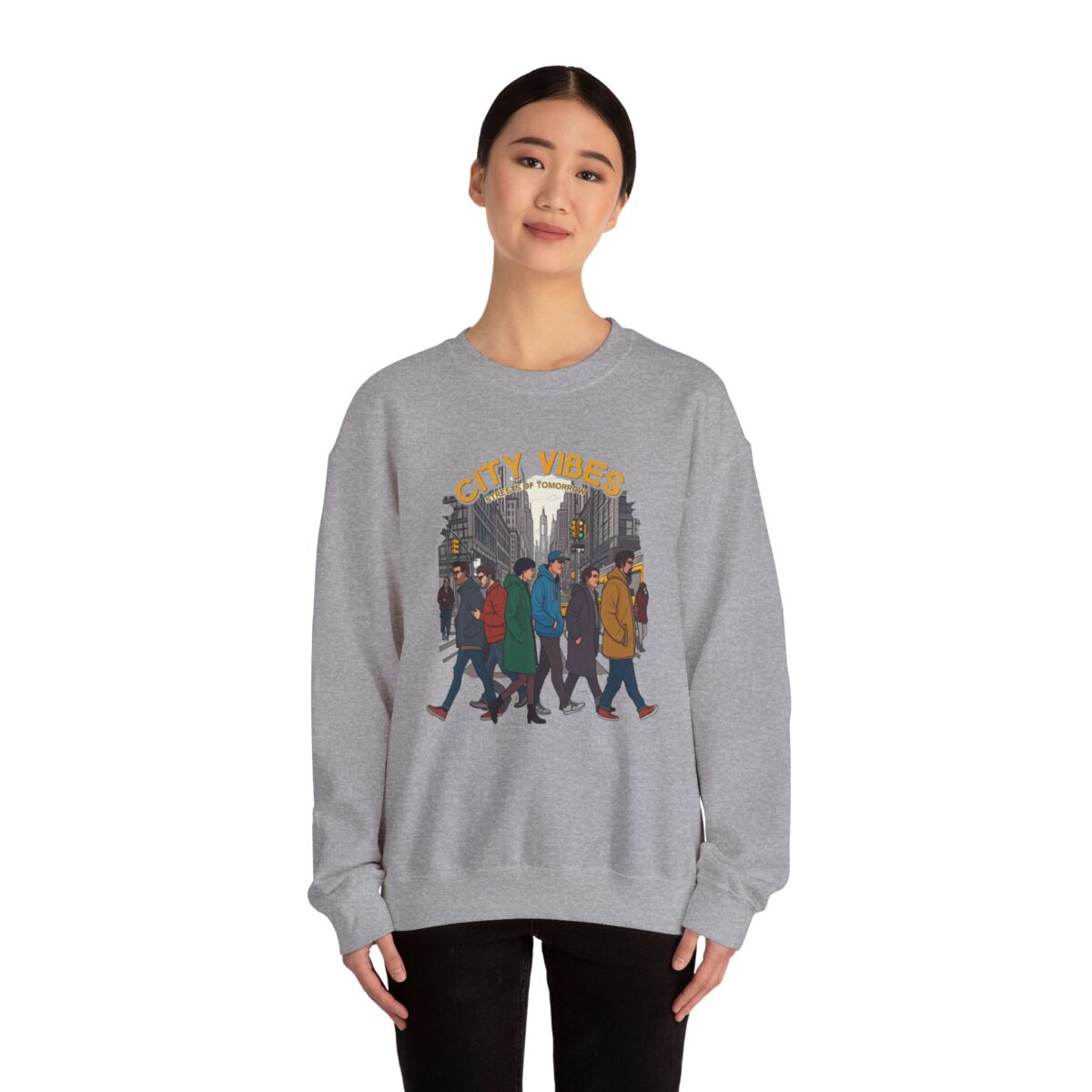 City vibes Unisex Heavy Blend™ Crewneck Sweatshirt - Image 12