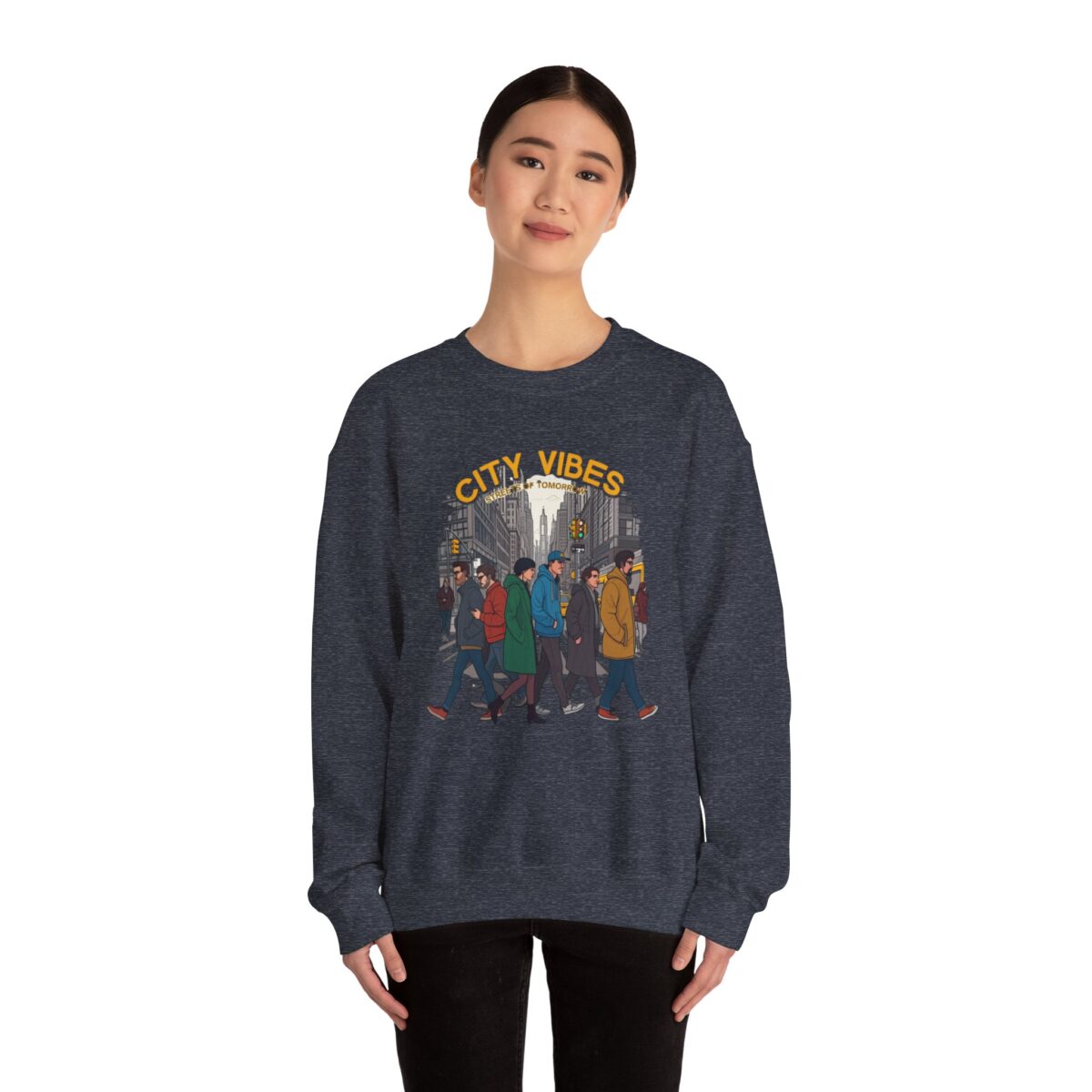 City vibes Unisex Heavy Blend™ Crewneck Sweatshirt - Image 32