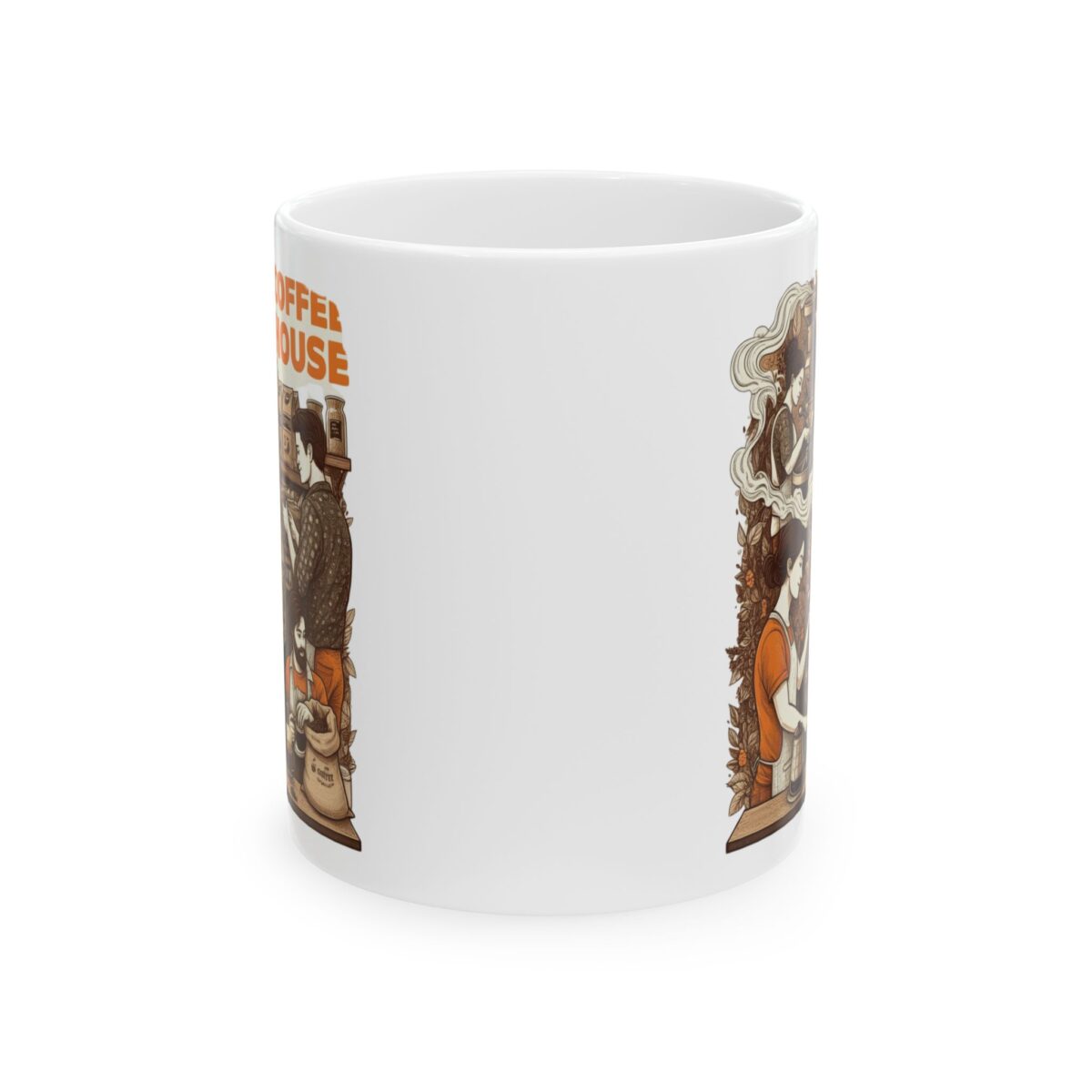 Coffee House Ceramic Mug, (11oz, 15oz) - Image 2