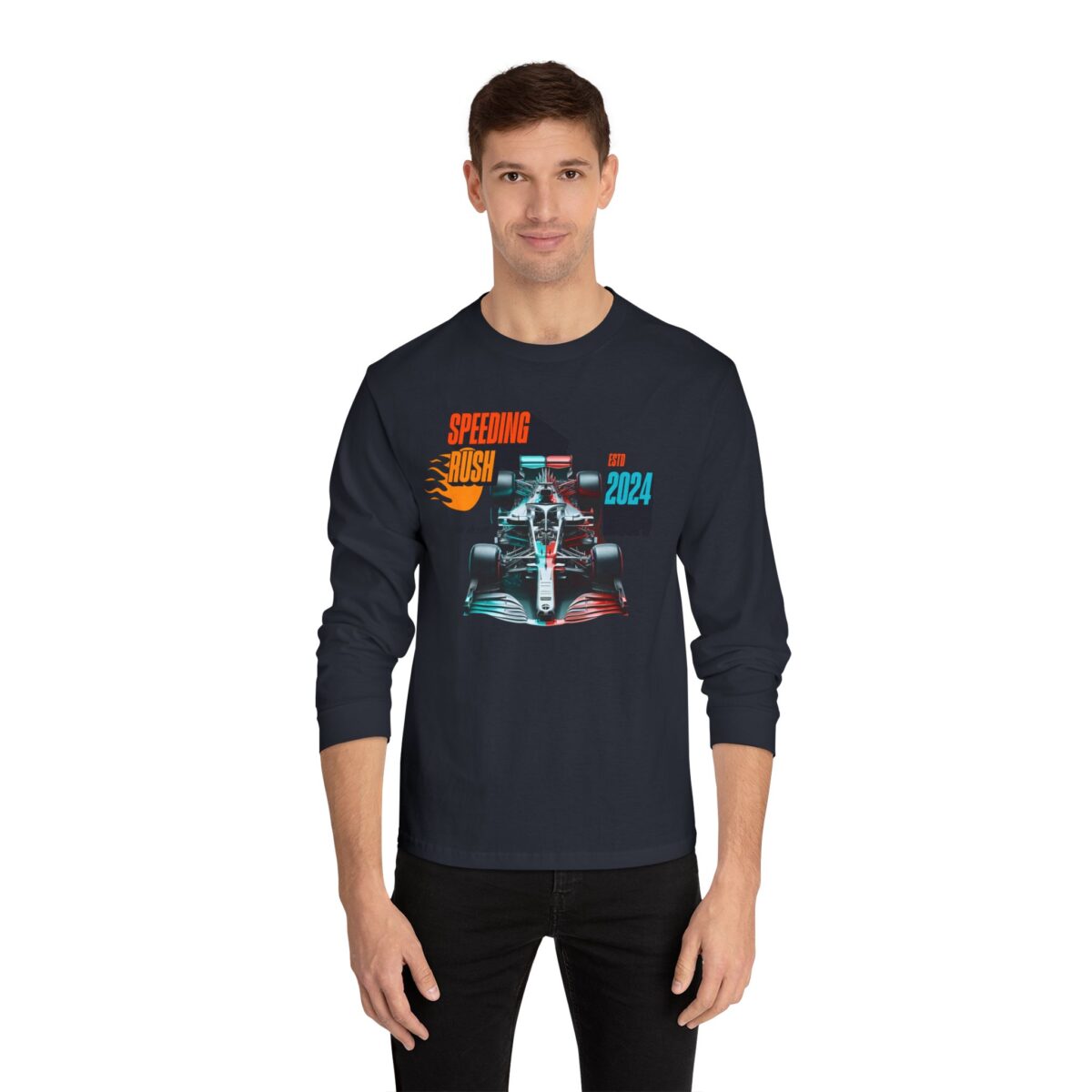 Speeding Rush Unisex Classic Long Sleeve T-Shirt - Image 15