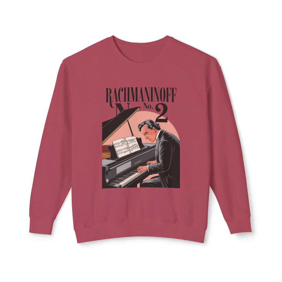 Rachmaninoff No. 2 Unisex Lightweight Crewneck Sweatshirt