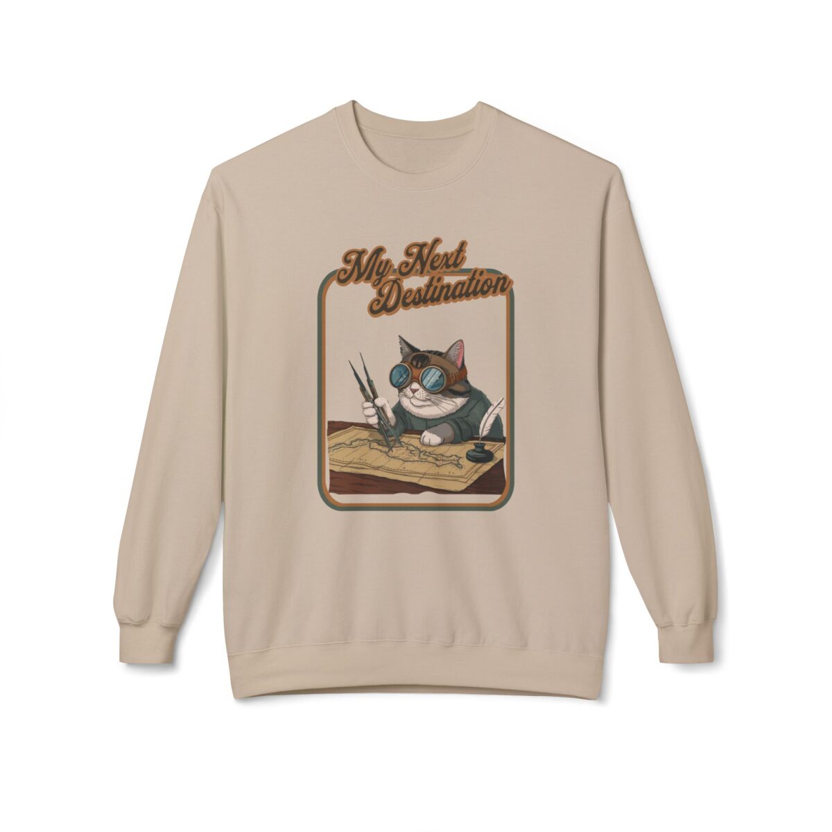 My next destintion Unisex Midweight Softstyle Fleece Crewneck Sweatshirt - Image 9