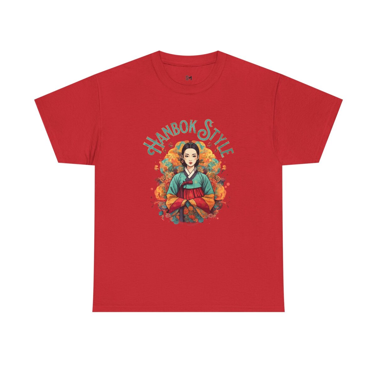Hanbok Style Unisex Heavy Cotton Tee - Image 45