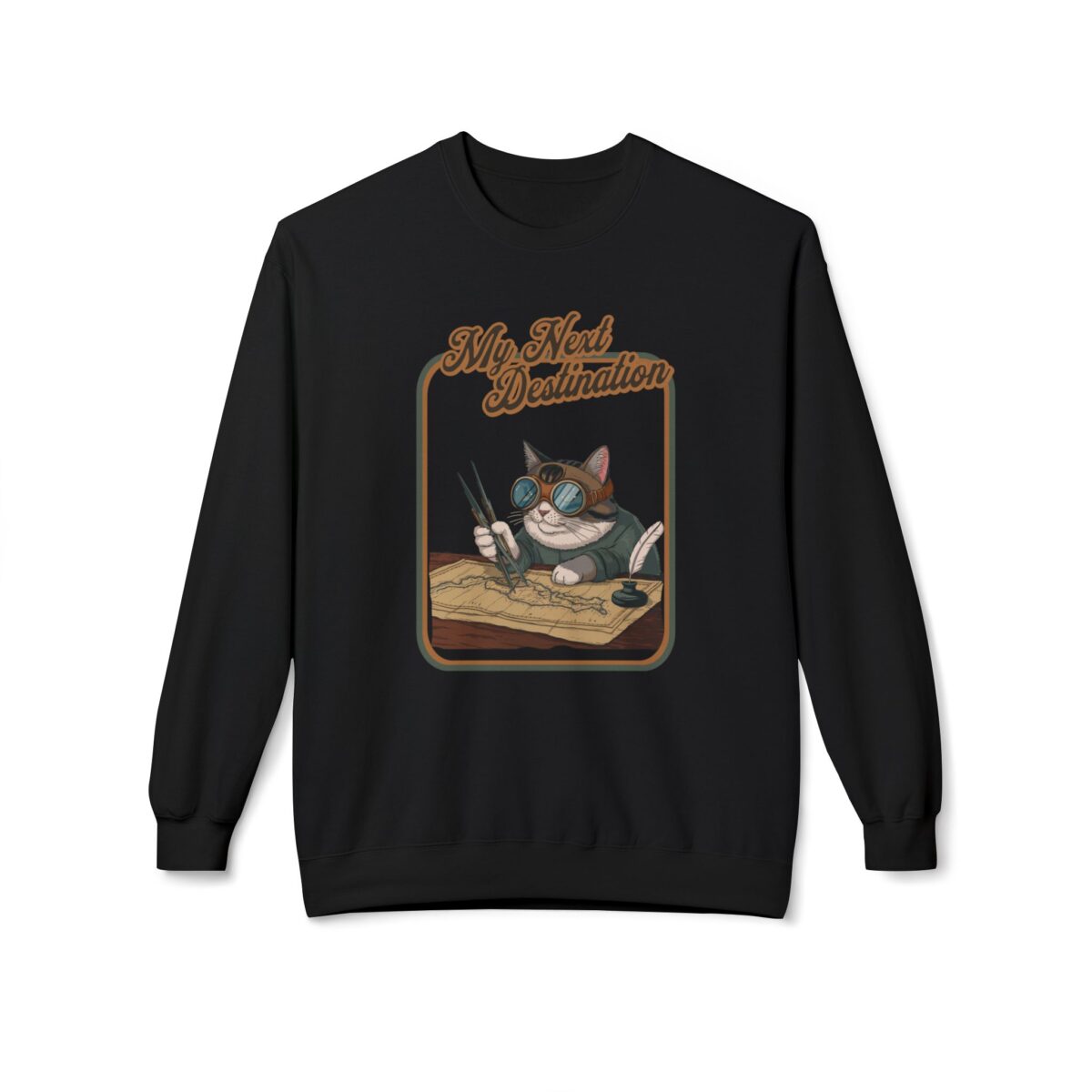My next destintion Unisex Midweight Softstyle Fleece Crewneck Sweatshirt - Image 5