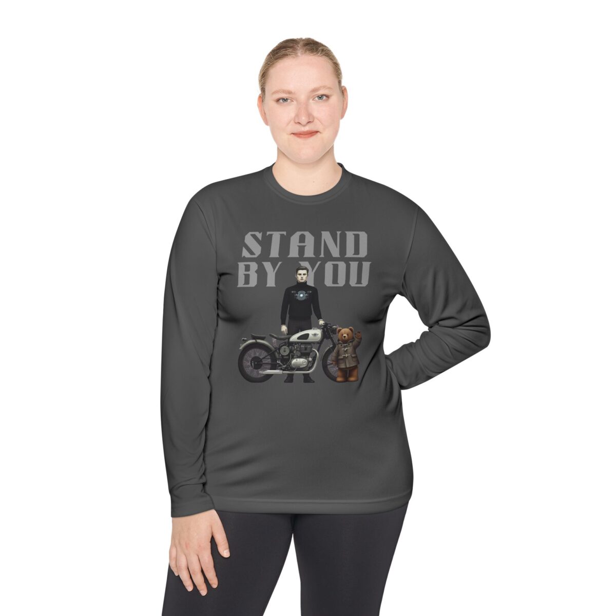 Stand by you Unisex Lightweight Long Sleeve Tee - Image 4