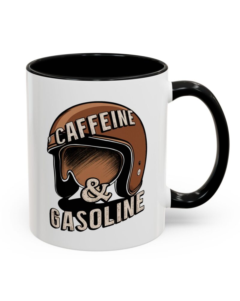 Caffein $ Gasoline Accent Coffee Mug (11, 15oz)