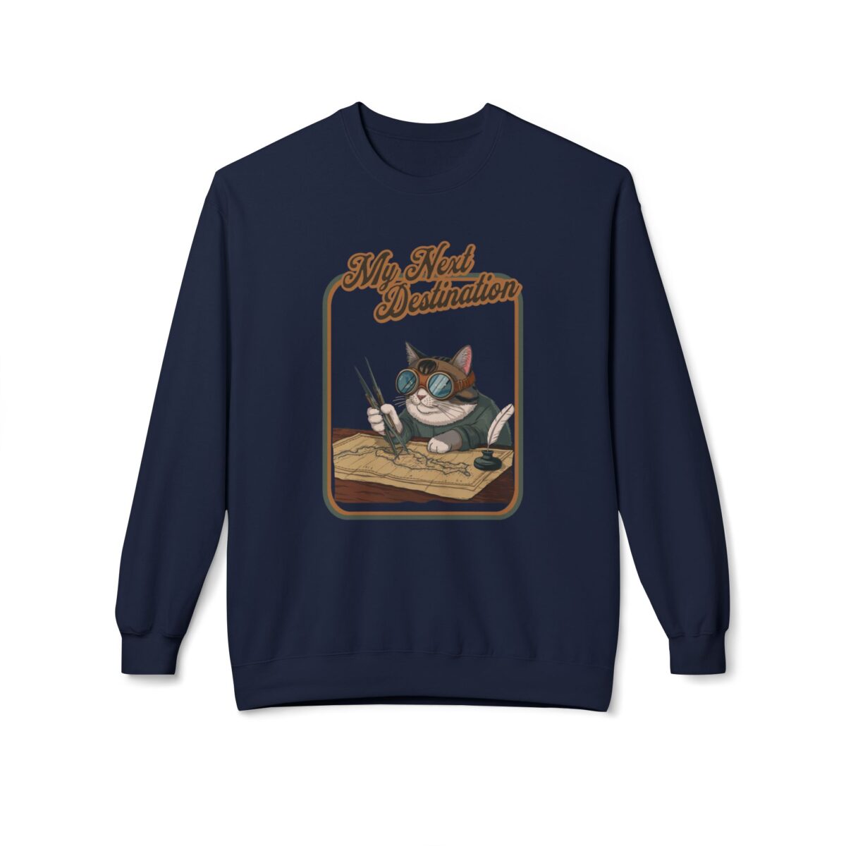 My next destintion Unisex Midweight Softstyle Fleece Crewneck Sweatshirt - Image 25