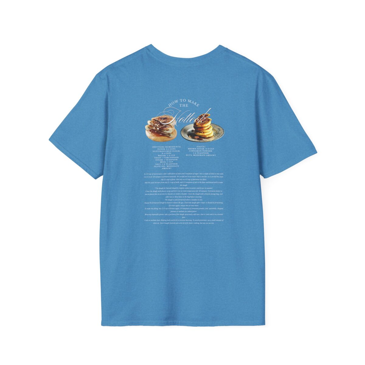 Hotteok Recipe Unisex Softstyle T-Shirt - Perfect for Food Lovers - Image 6