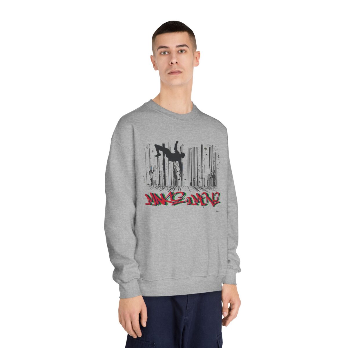 Make a move Unisex DryBlend® Crewneck Sweatshirt - Image 4