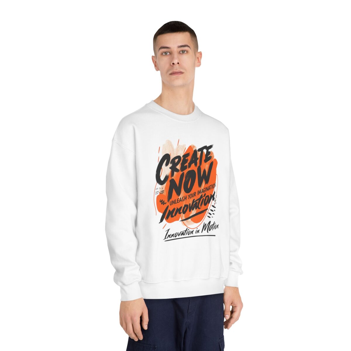 Create now Unisex DryBlend® Crewneck Sweatshirt - Image 8