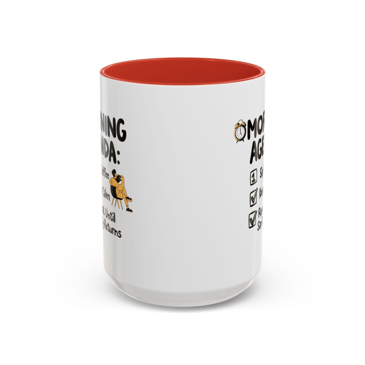 Morning Agenda Accent Coffee Mug (11, 15oz) - Image 29