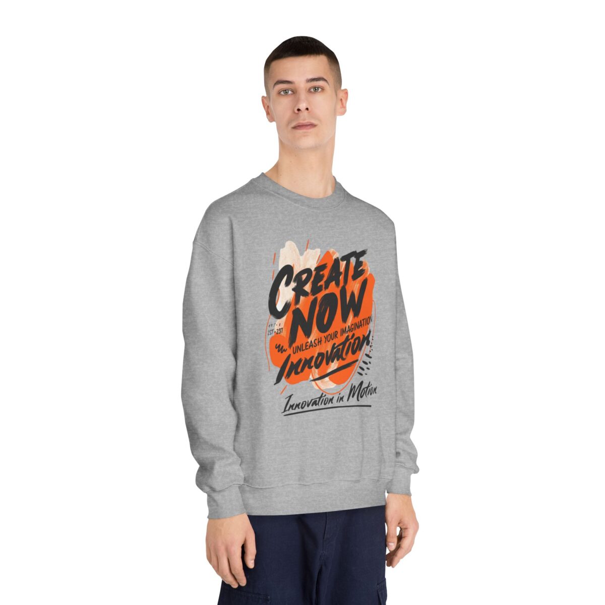 Create now Unisex DryBlend® Crewneck Sweatshirt - Image 16