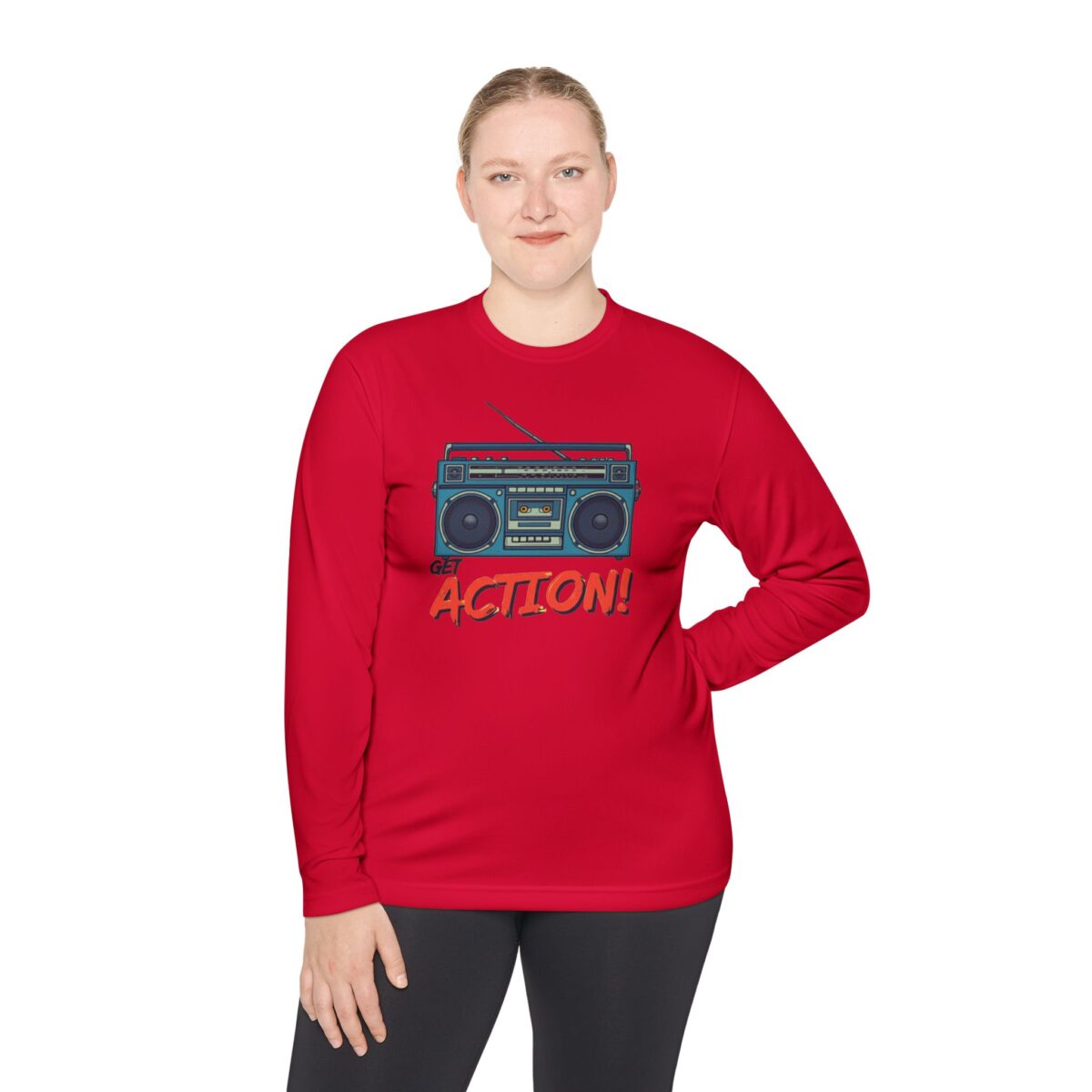 Get action Unisex Lightweight Long Sleeve Tee - Image 4