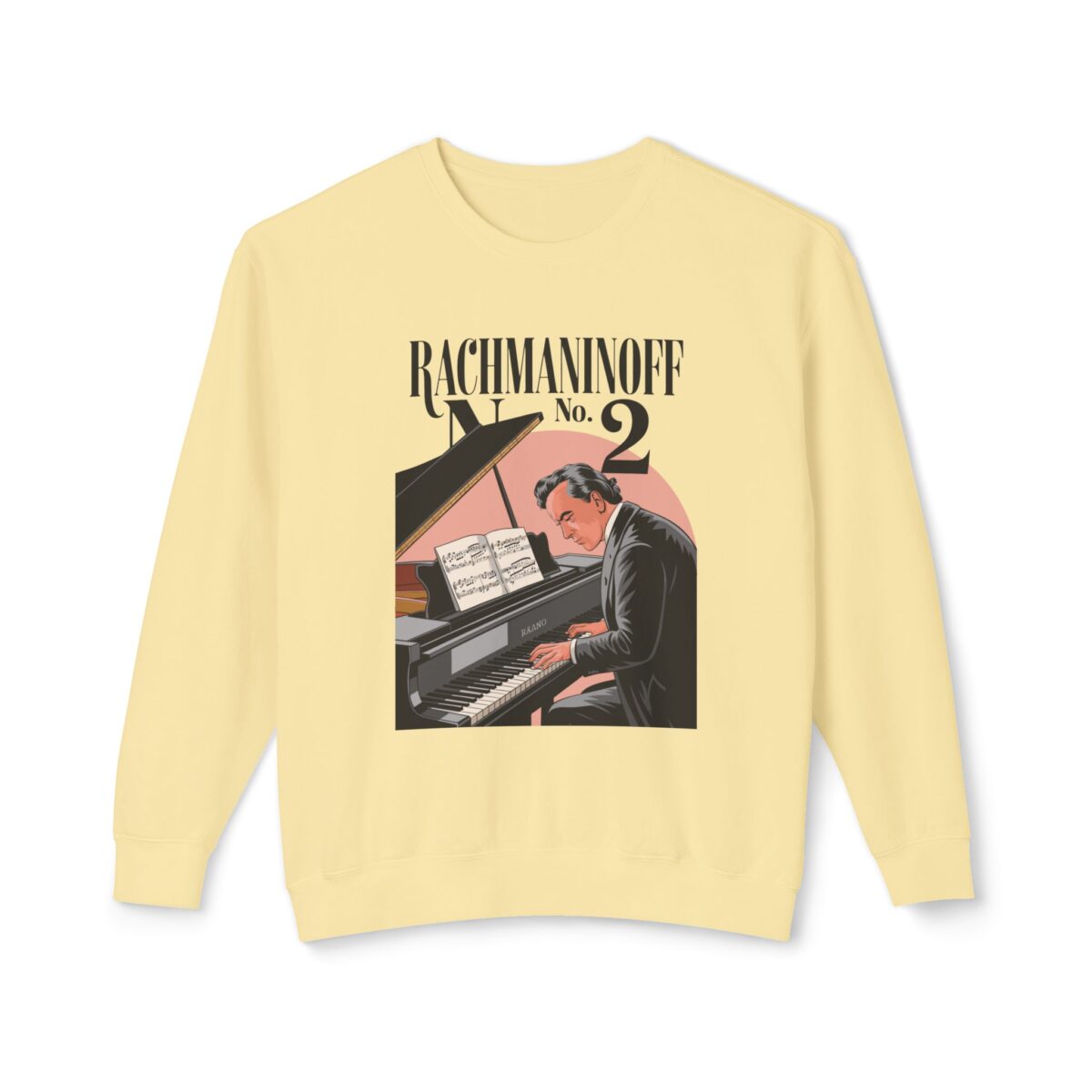 Rachmaninoff No. 2 Unisex Lightweight Crewneck Sweatshirt - Image 25