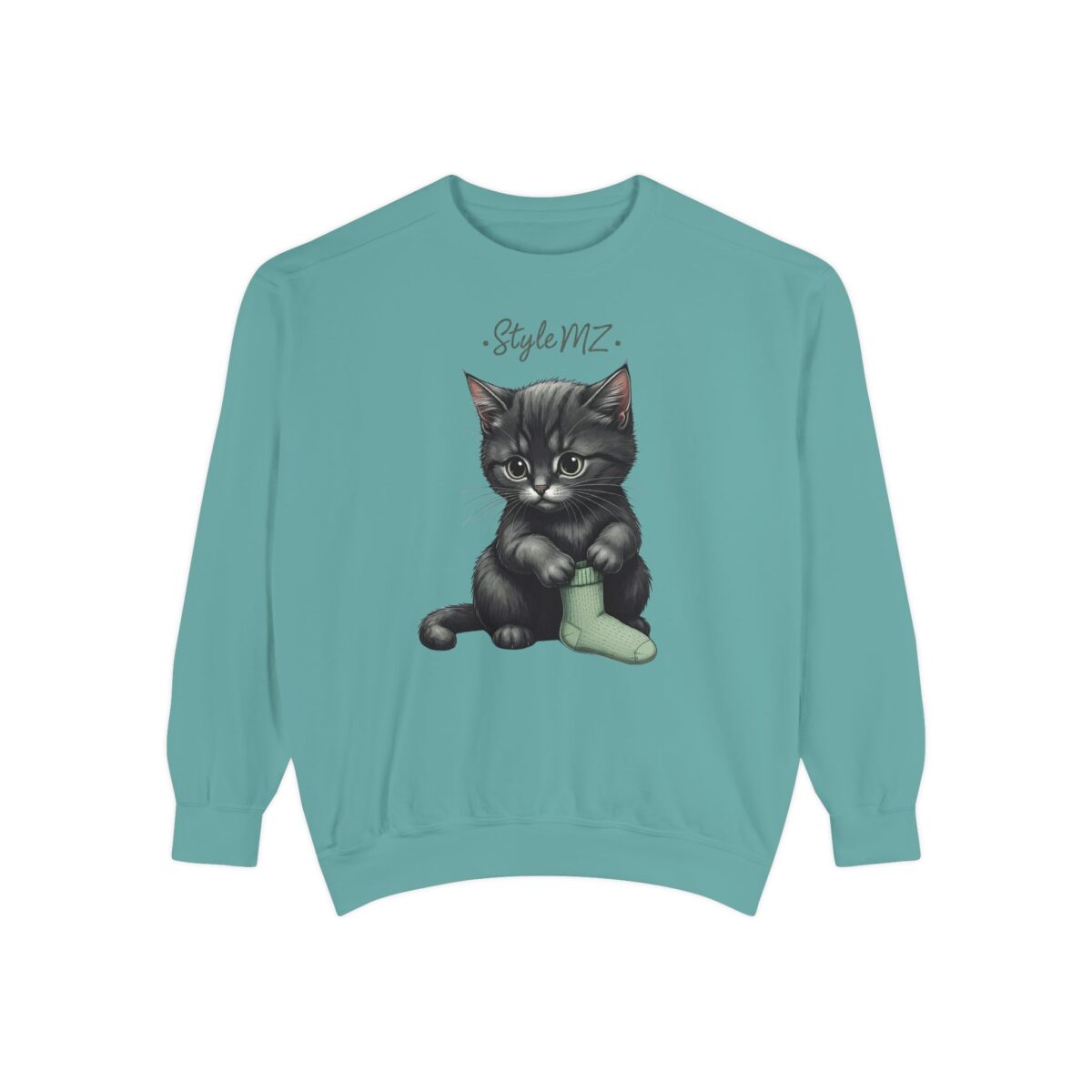Kittt's cozy moment Unisex Garment-Dyed Sweatshirt - Image 13