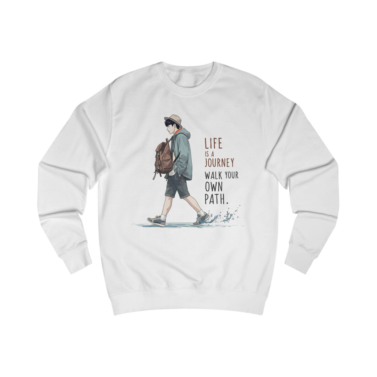 Life is a journey Unisex Sweatshirt - Image 3