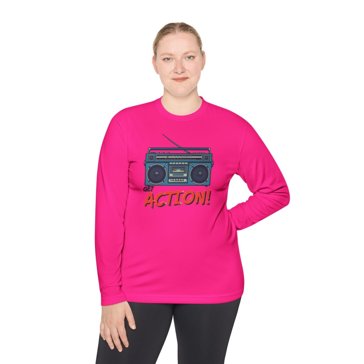 Get action Unisex Lightweight Long Sleeve Tee - Image 40