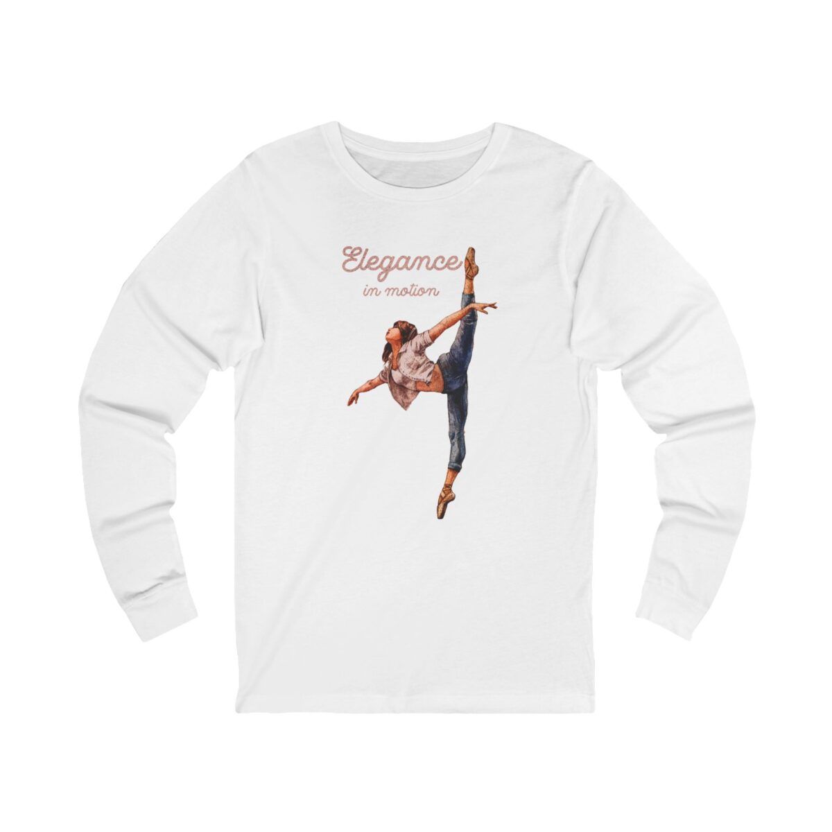 Elegance in motion Unisex Jersey Long Sleeve Tee - Image 3