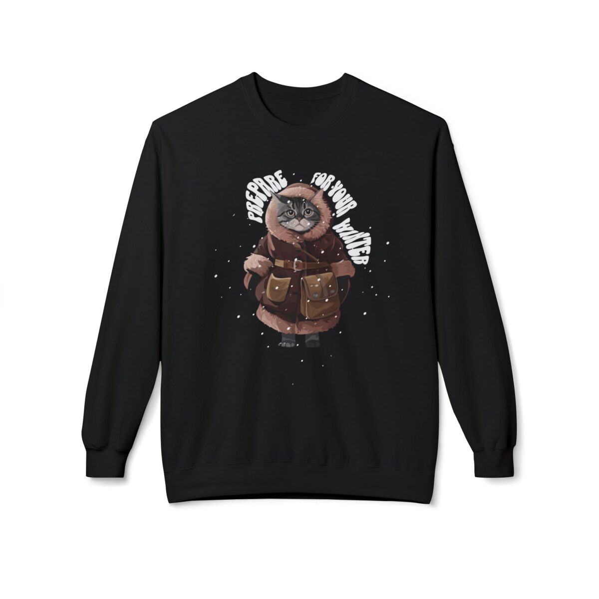 Prepare for your winter Unisex Midweight Softstyle Fleece Crewneck Sweatshirt - Image 5