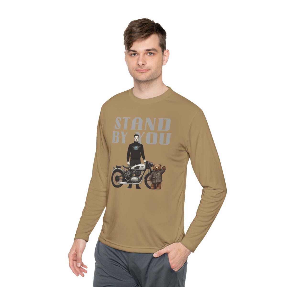 Stand by you Unisex Lightweight Long Sleeve Tee - Image 15