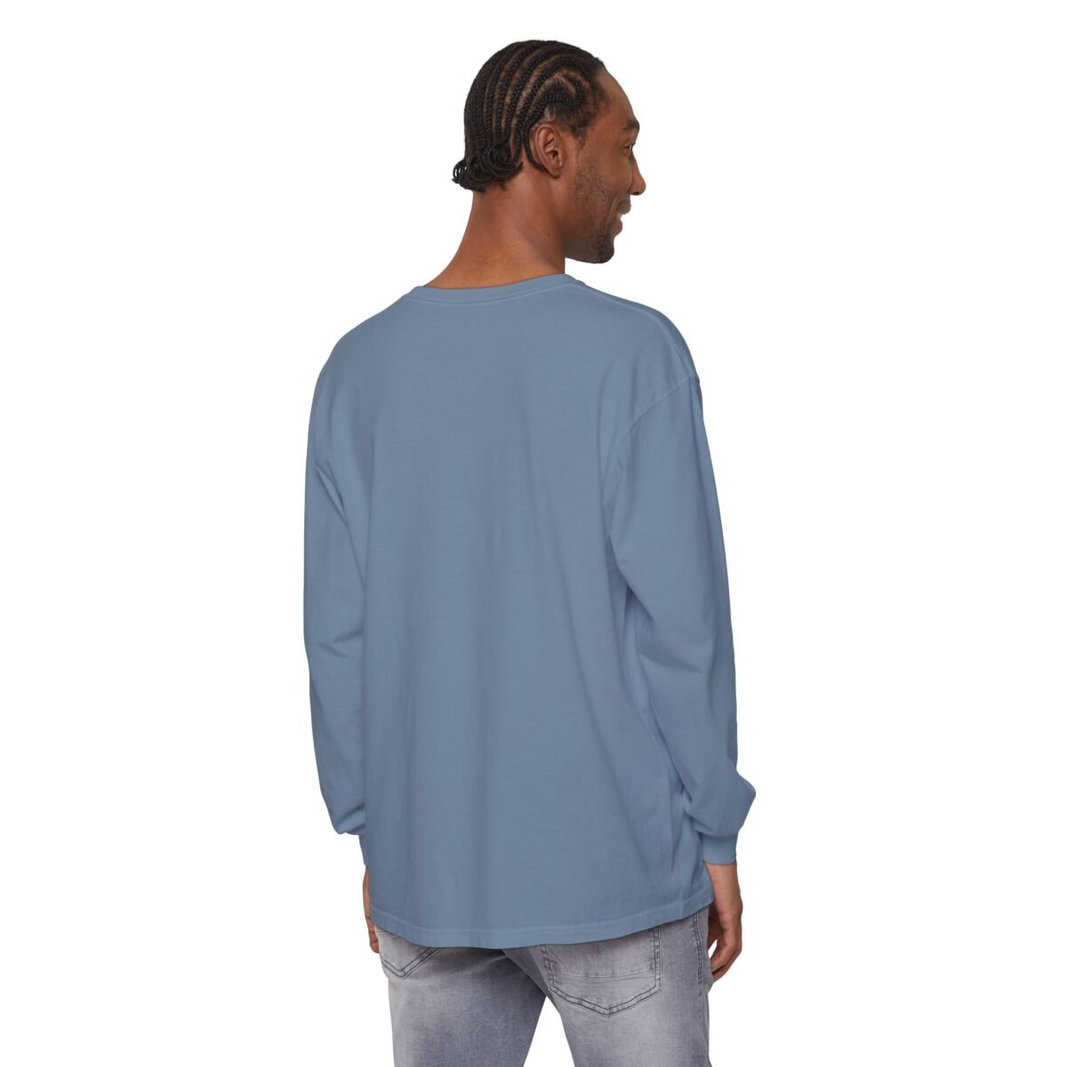It's not kung fu Unisex Garment-dyed Long Sleeve T-Shirt - Image 16