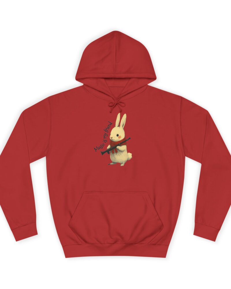 Music is my friend Unisex College Hoodie