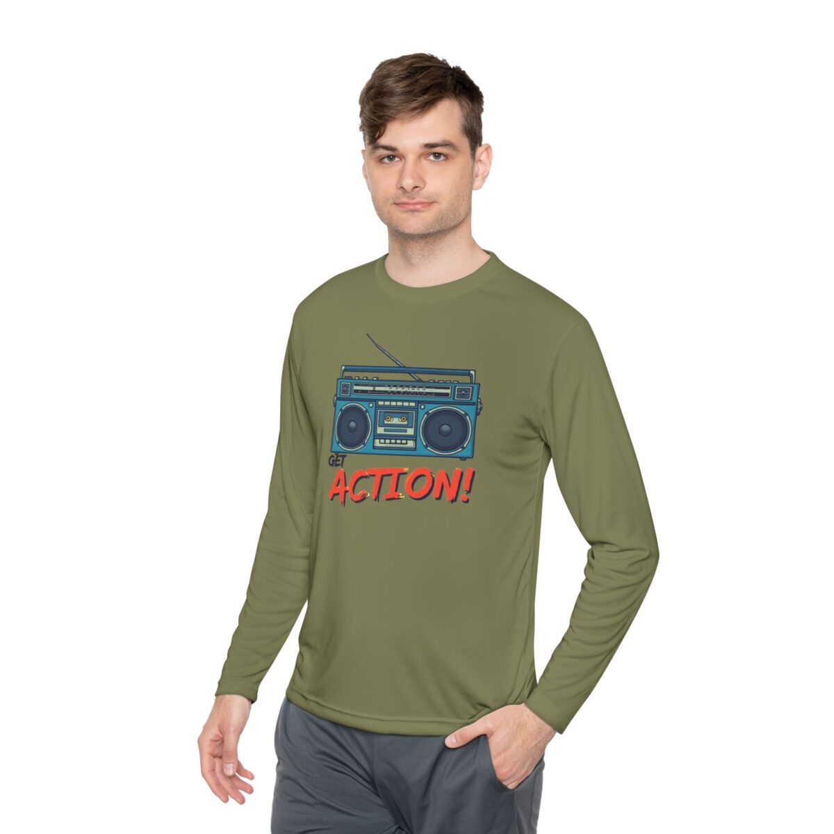Get action Unisex Lightweight Long Sleeve Tee - Image 31