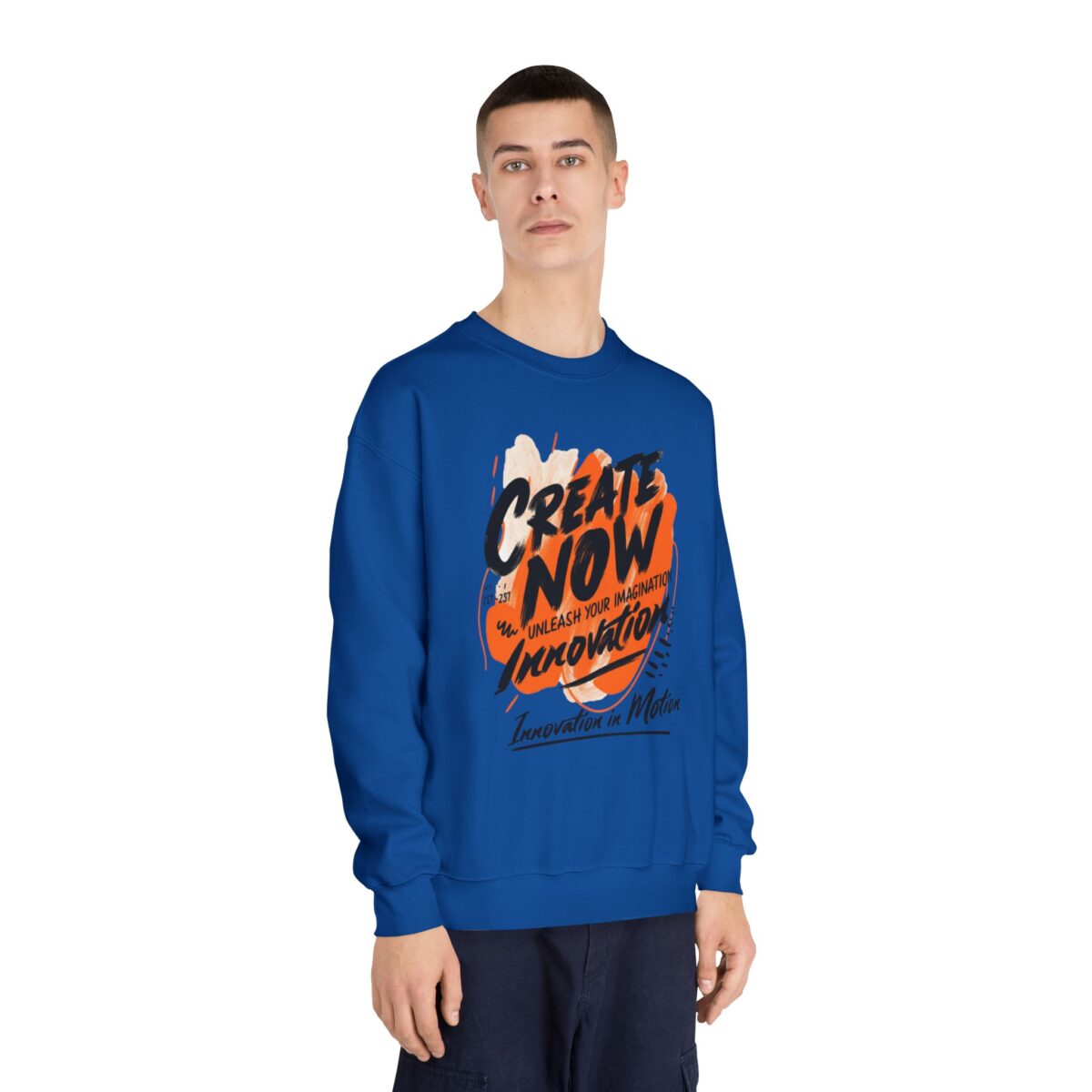 Create now Unisex DryBlend® Crewneck Sweatshirt - Image 4