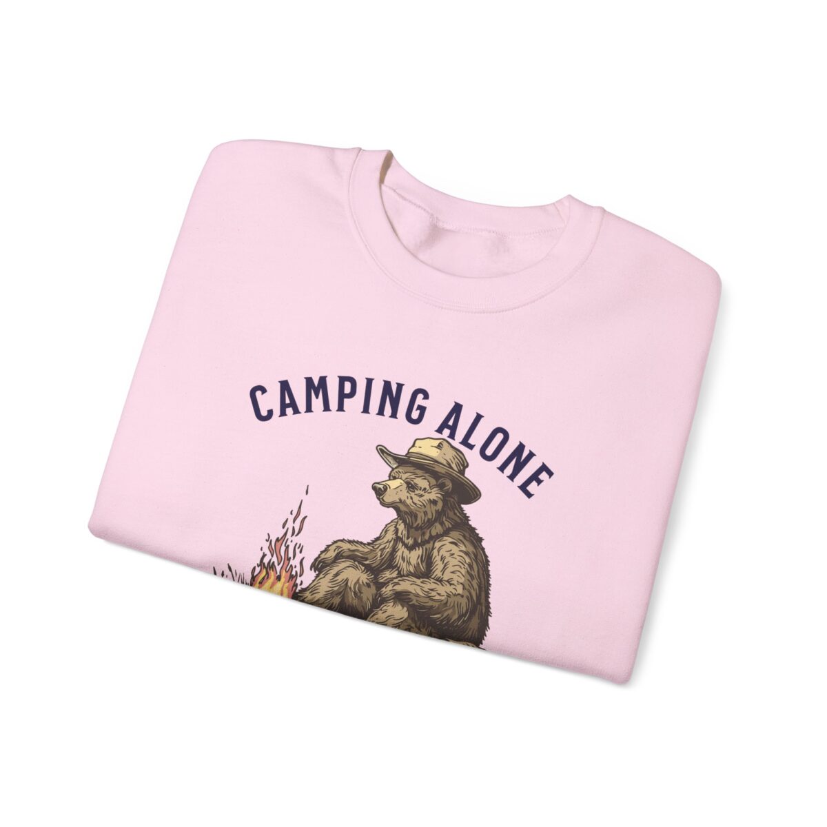 Camping alone Unisex Heavy Blend™ Crewneck Sweatshirt - Image 19