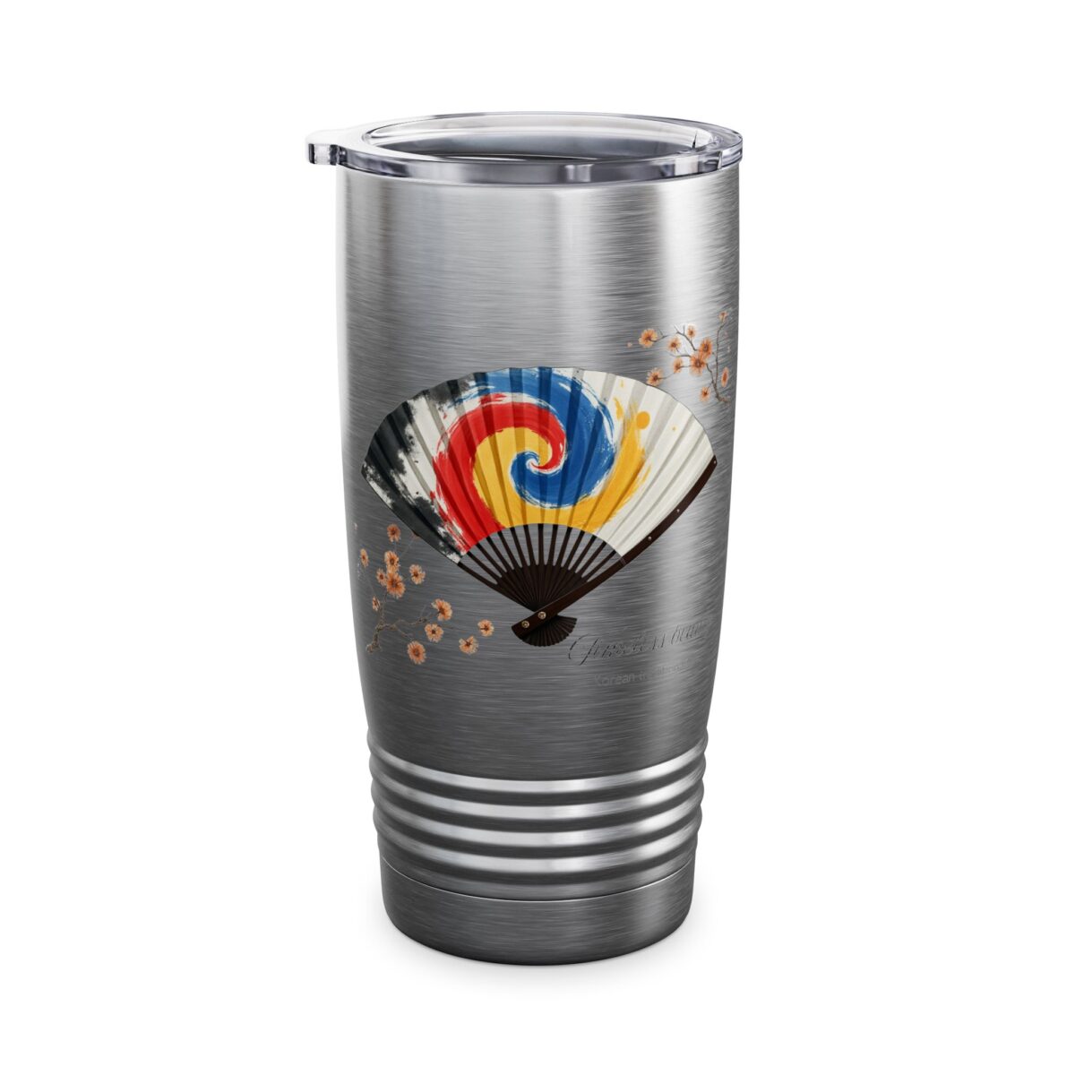 Korean traditional fan Ringneck Tumbler, 20oz - Image 6