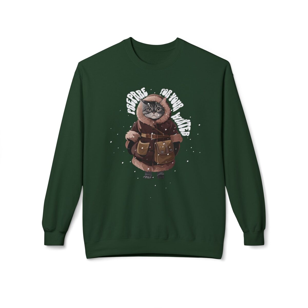 Prepare for your winter Unisex Midweight Softstyle Fleece Crewneck Sweatshirt - Image 21