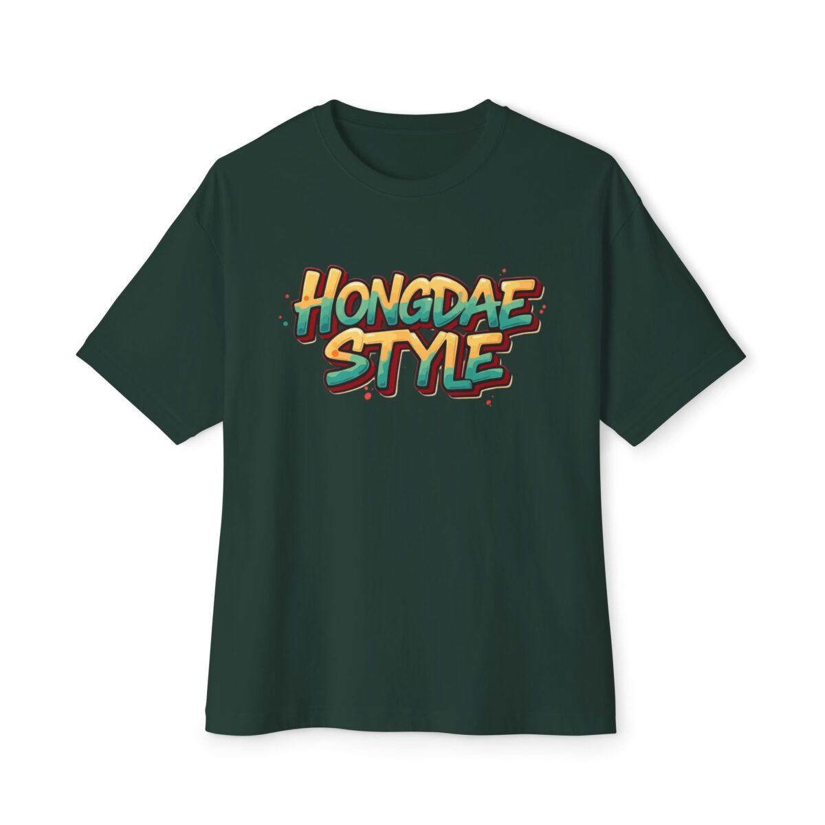 Hongdae style Unisex Oversized Boxy Tee