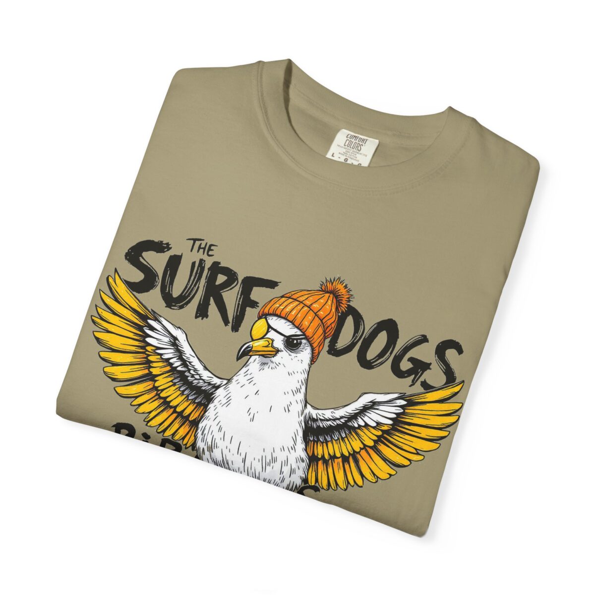 Surf Dogs Graphic T-Shirt for Animal Lovers - Unisex Garment-Dyed Tee - Image 15