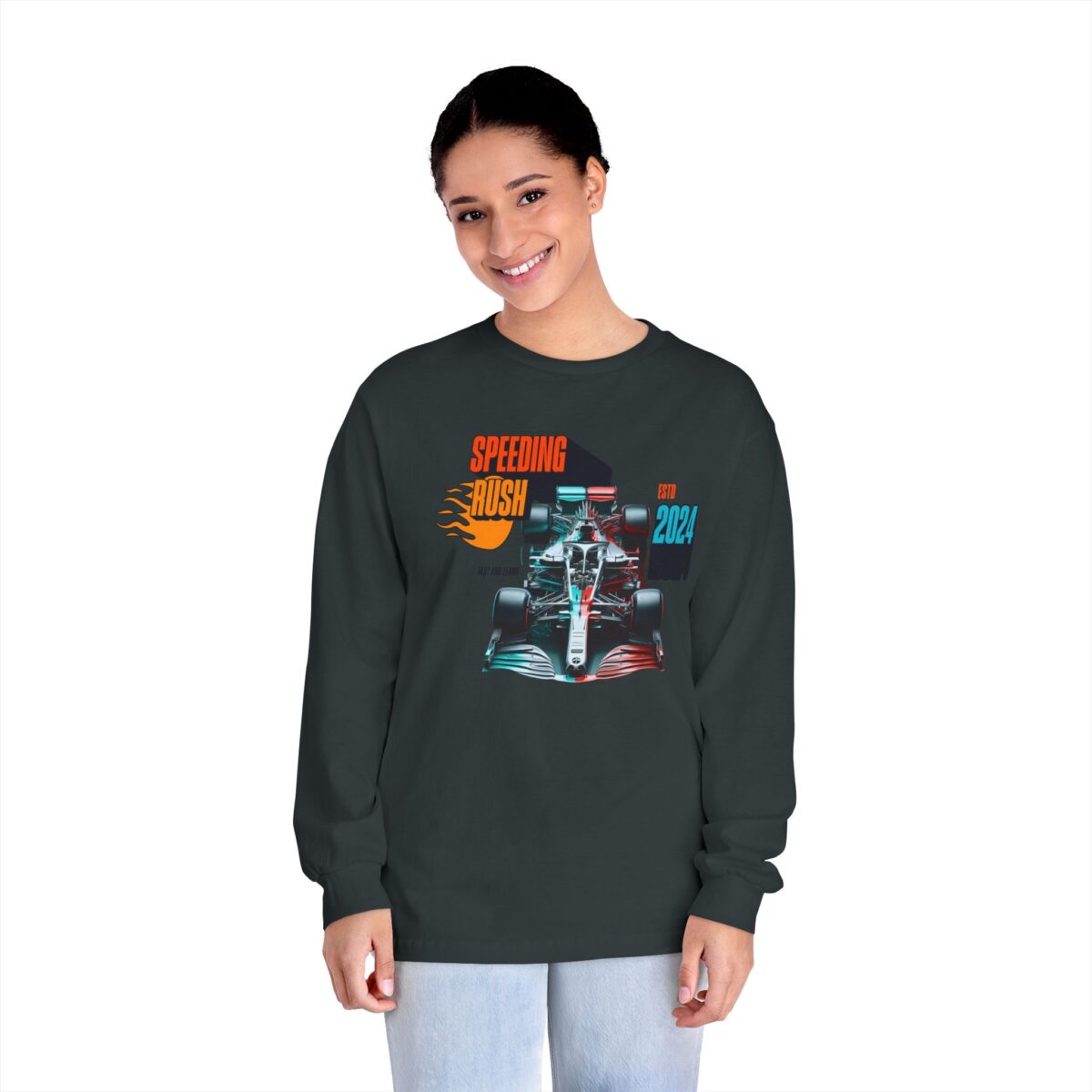 Speeding Rush Unisex Classic Long Sleeve T-Shirt - Image 12